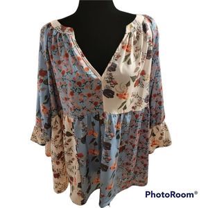Misslook women's top size large floral